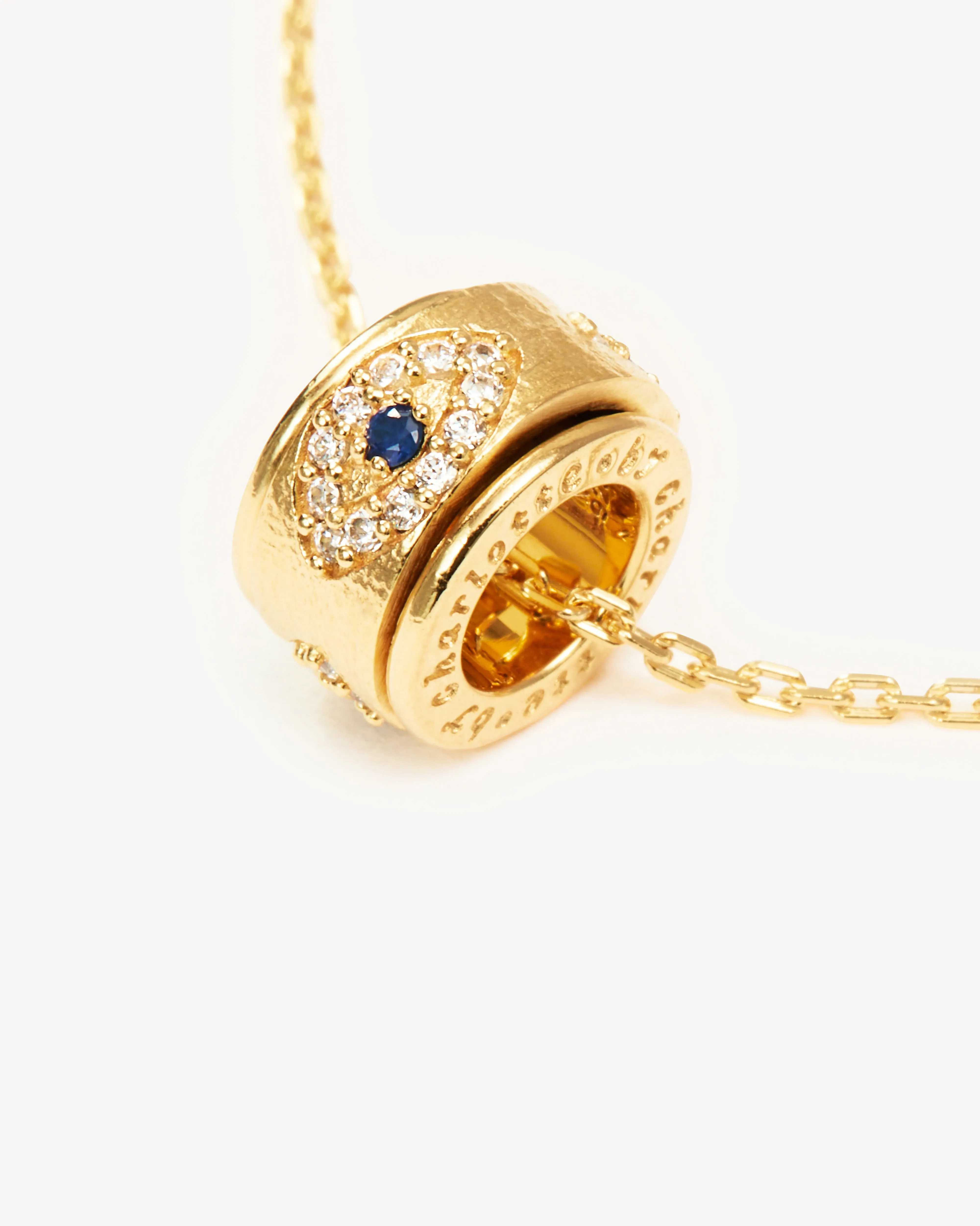 18k Gold Vermeil Trust Spinning Meditation Necklace