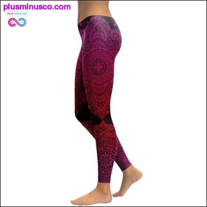 3D printed Paisley Mosaic women's yoga Skinny leggings