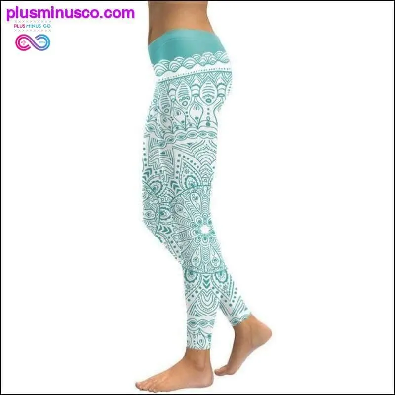 3D printed Paisley Mosaic women's yoga Skinny leggings