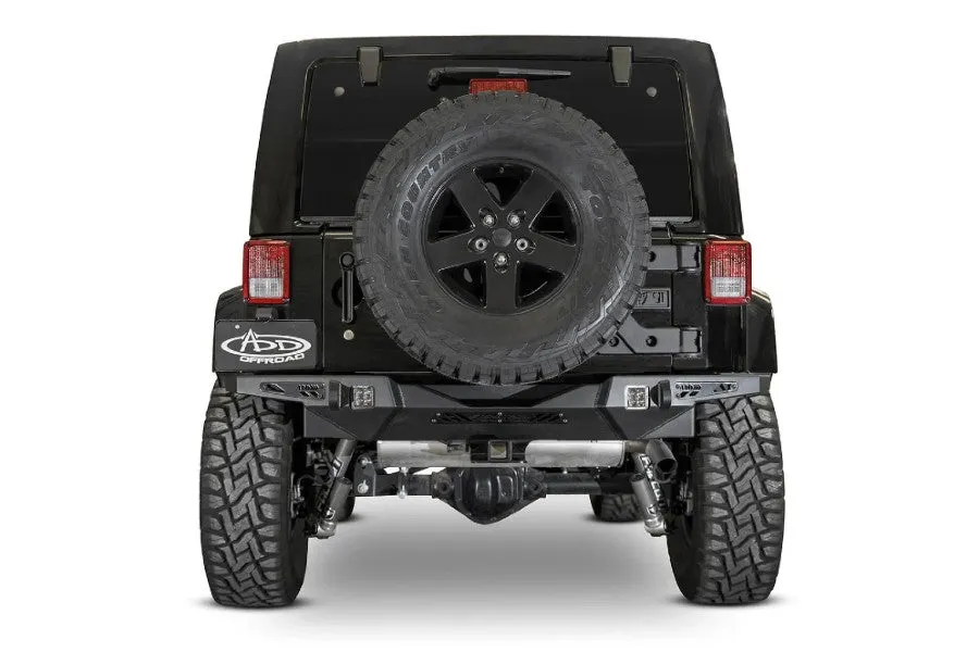 Addictive Desert Designs Stealth Fighter Rear Bumper, Heritage Hammer Black - JK