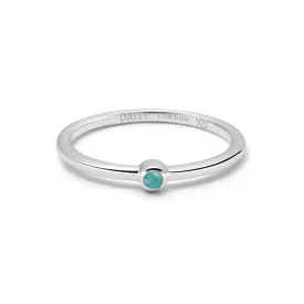 Amazonite Healing Stone Ring Sterling Silver