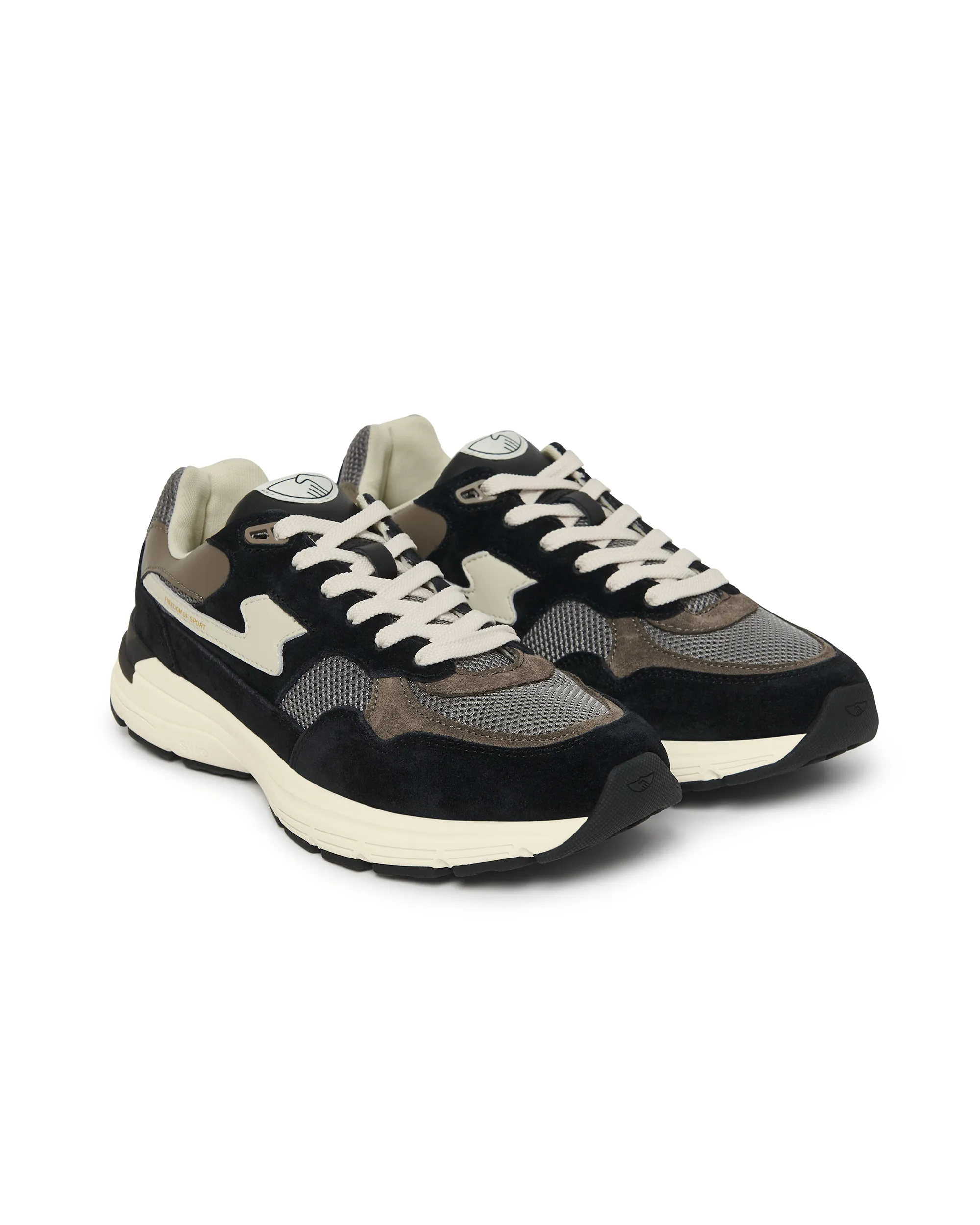 Amiel S-Strike Suede - Black / Grey