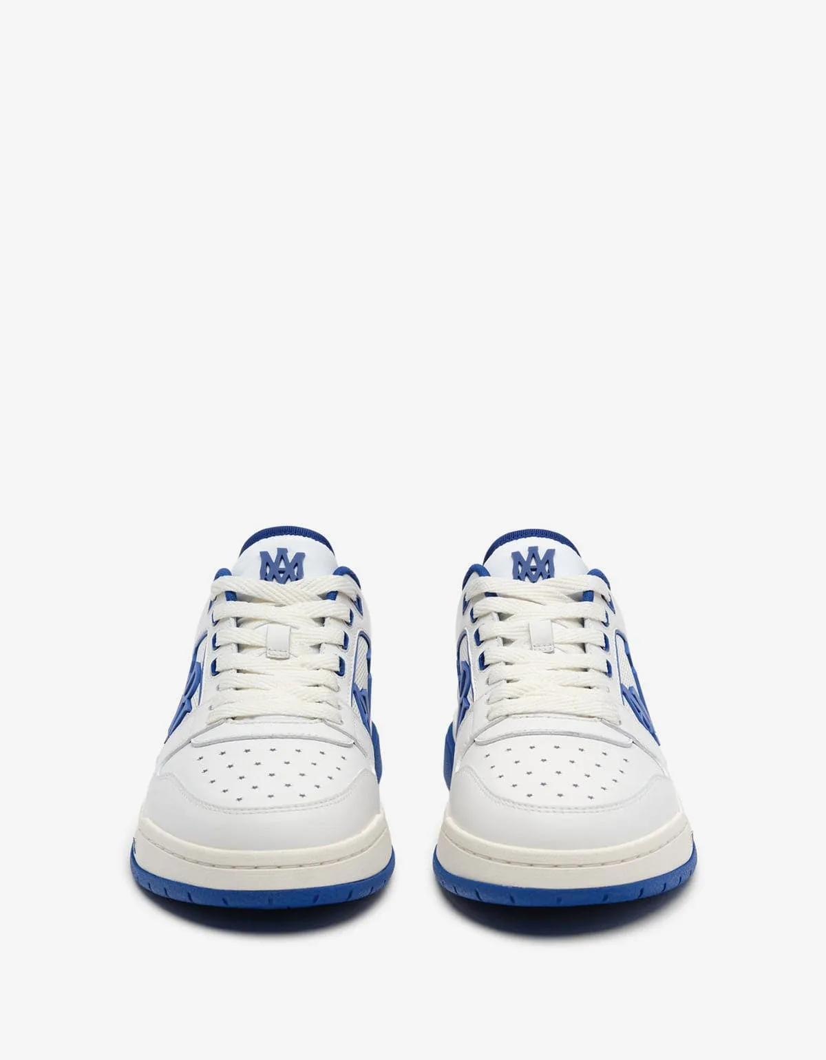 Amiri Classic Low White & Blue Trainers