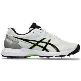 ASICS 350 Not Out FF Men's Cricket Spike Shoes, White/Black