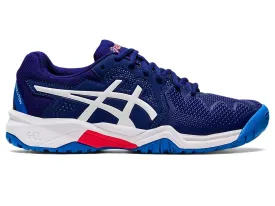 Asics Gel-Resolution 8 GS Kids Dive Blue/White