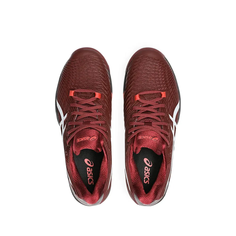 ASICS Men's Solution Speed FF 2 Tennis Shoe (Antique Red/White)