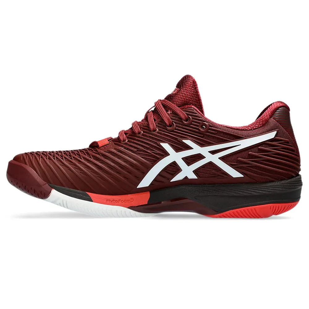 ASICS Men's Solution Speed FF 2 Tennis Shoe (Antique Red/White)