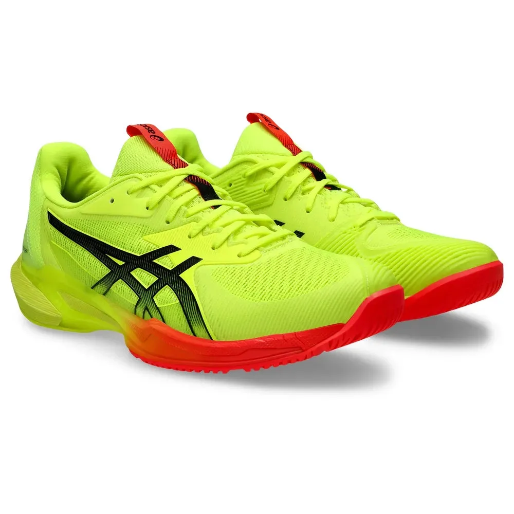 ASICS Men's Solution Speed FF3 Paris Tennis Shoe (Safety Yellow/Black)