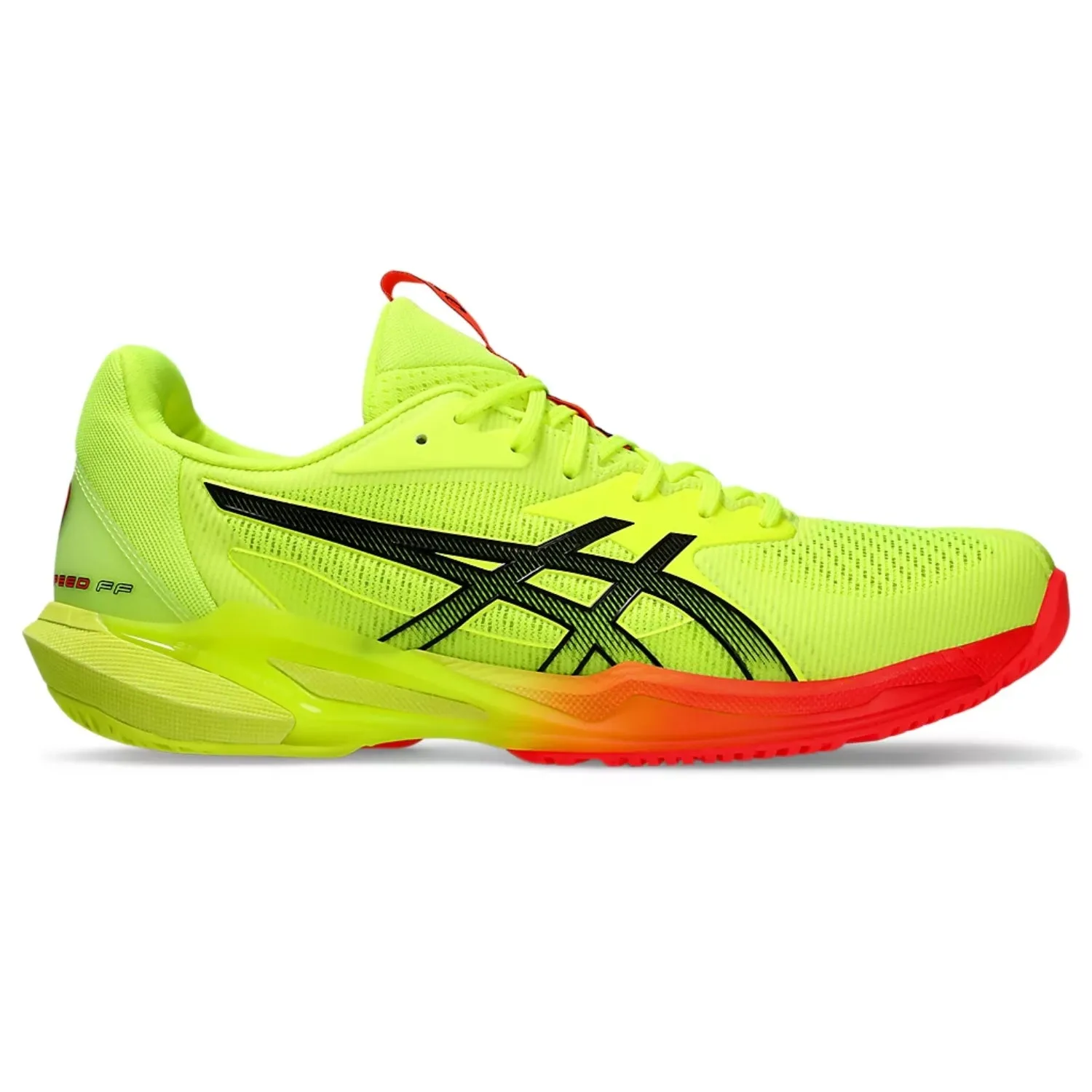 Asics Solution Speed FF 3 Paris Men's Tennis Shoes, Safety Yellow/Black