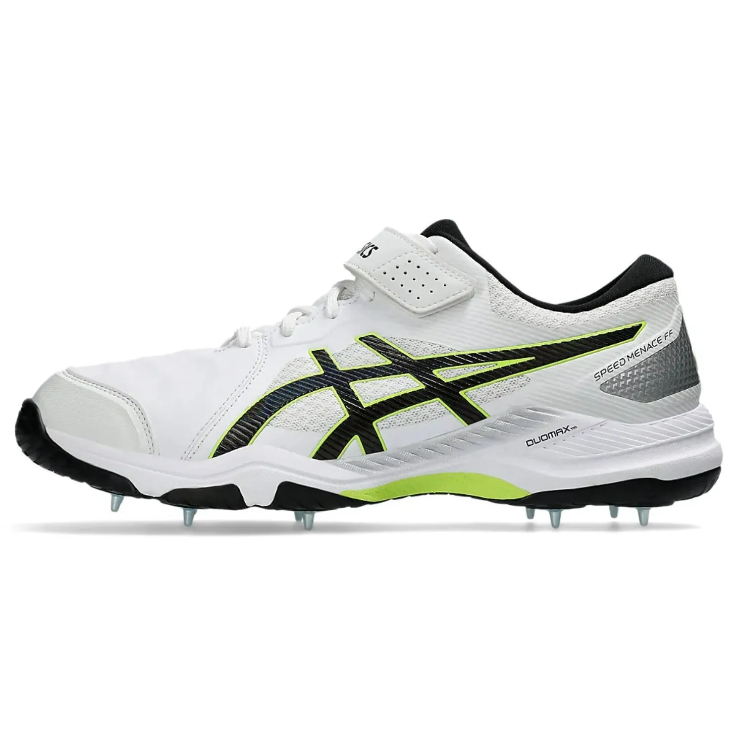 ASICS Speed Menace FF Men's Cricket Shoes, White/Black