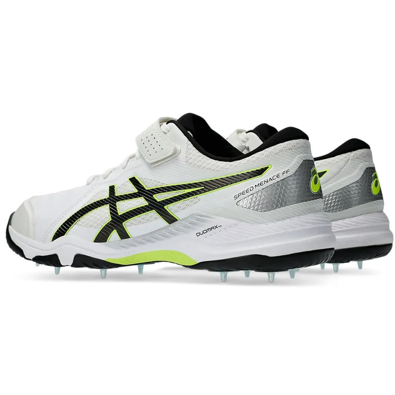 ASICS Speed Menace FF Men's Cricket Shoes, White/Black