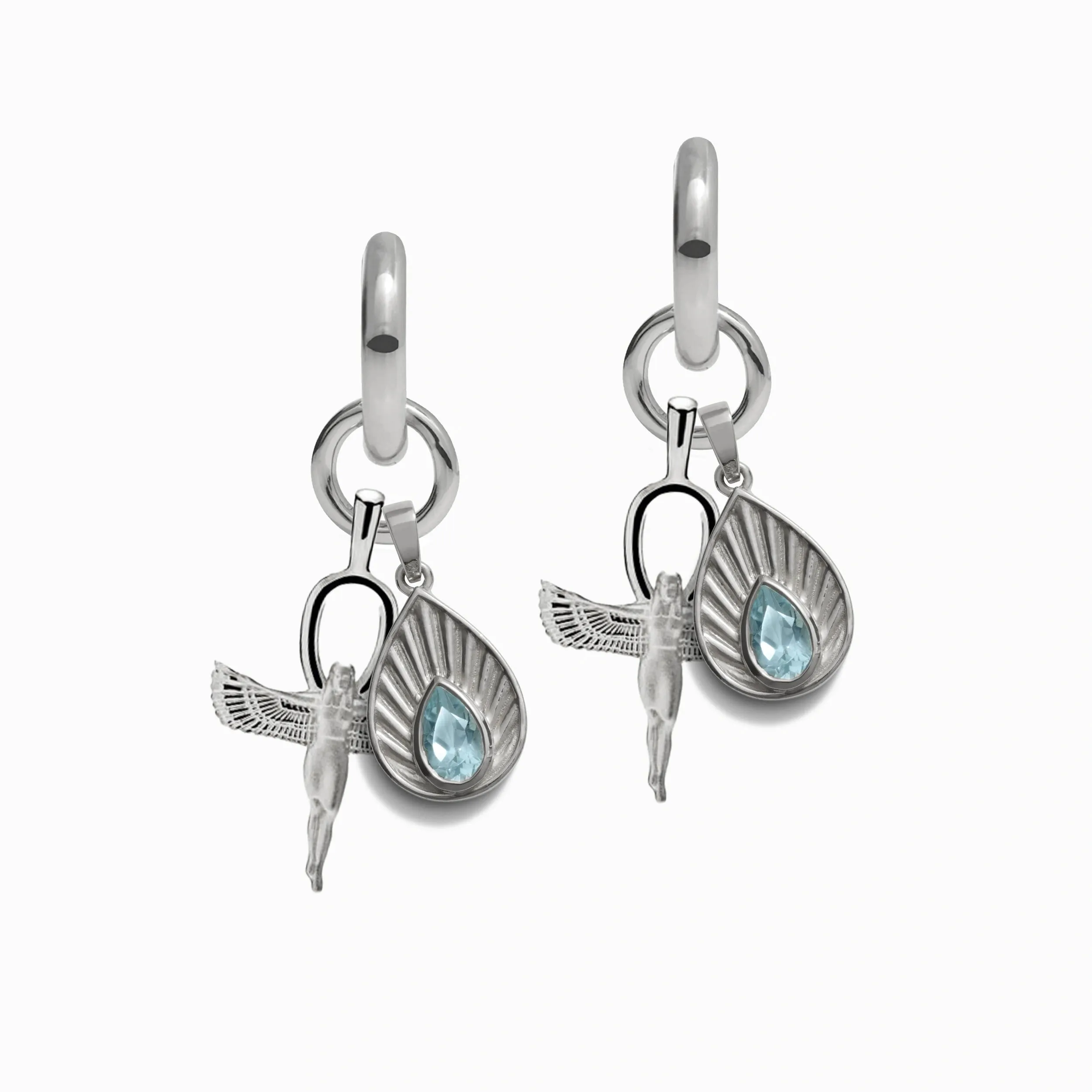 Aura of Isis Charm Earrings