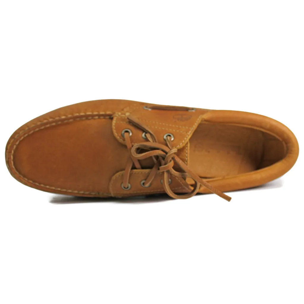 Authentics 3 Eye Classic Lug Leather Men's Boat Shoes