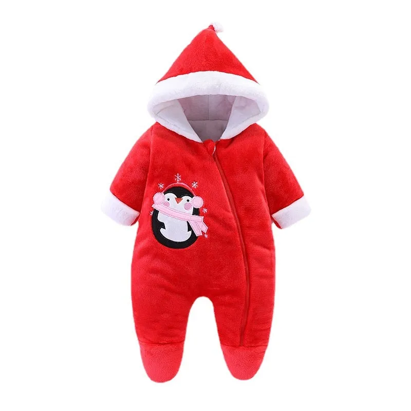 Baby Winter Overall Romper Clothes For Newborn