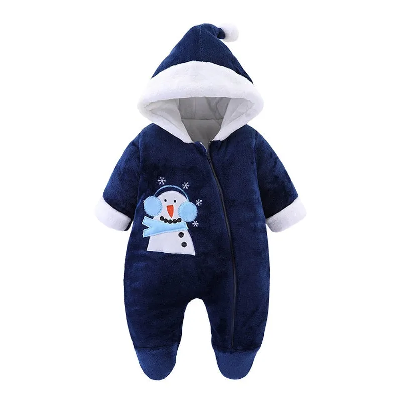 Baby Winter Overall Romper Clothes For Newborn