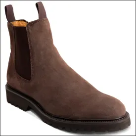 Barker Camborne - Brown Waxy Suede  Boot/