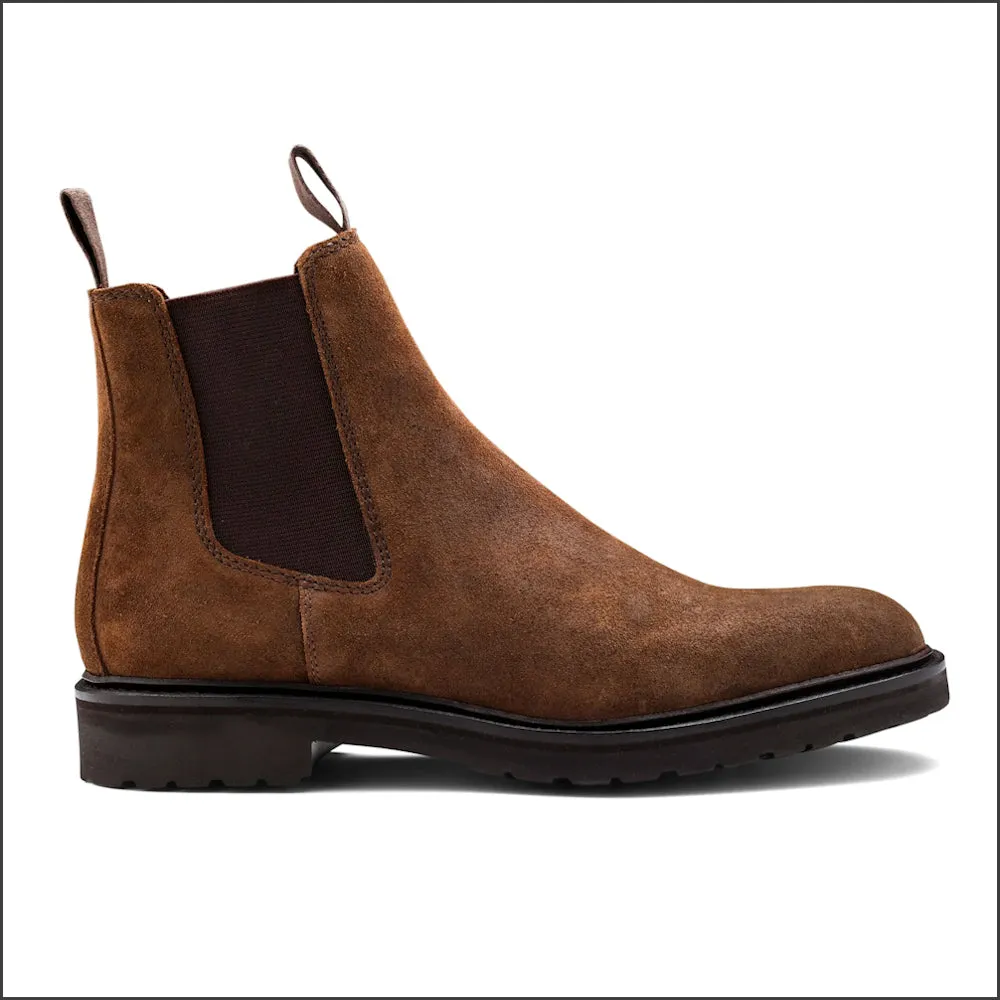 Barker Camborne - Brown Waxy Suede  Boot/