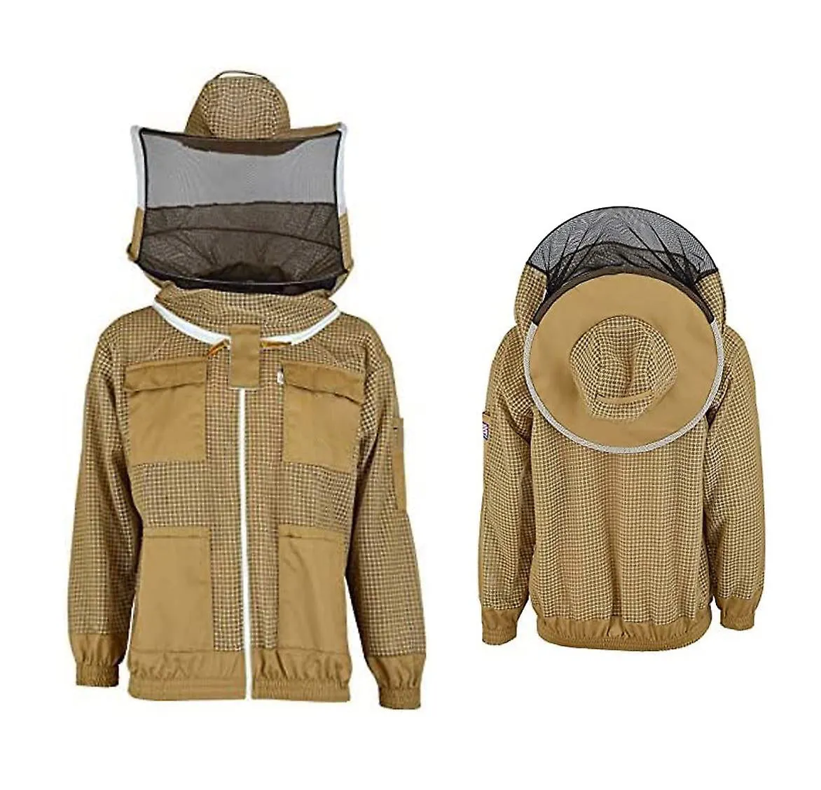 Beekeeper jacket, professional bee guard, beekeeper 3 layer beekeeping jacket ventilated-06