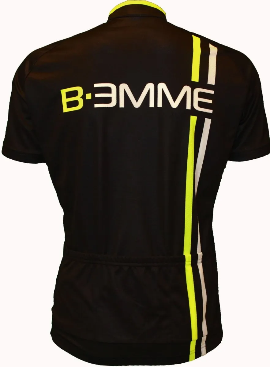 Biemme Item 2 Short Sleeve Jersey - Black-Fluo-White