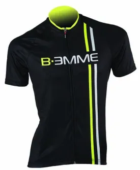 Biemme Item 2 Short Sleeve Jersey - Black-Fluo-White