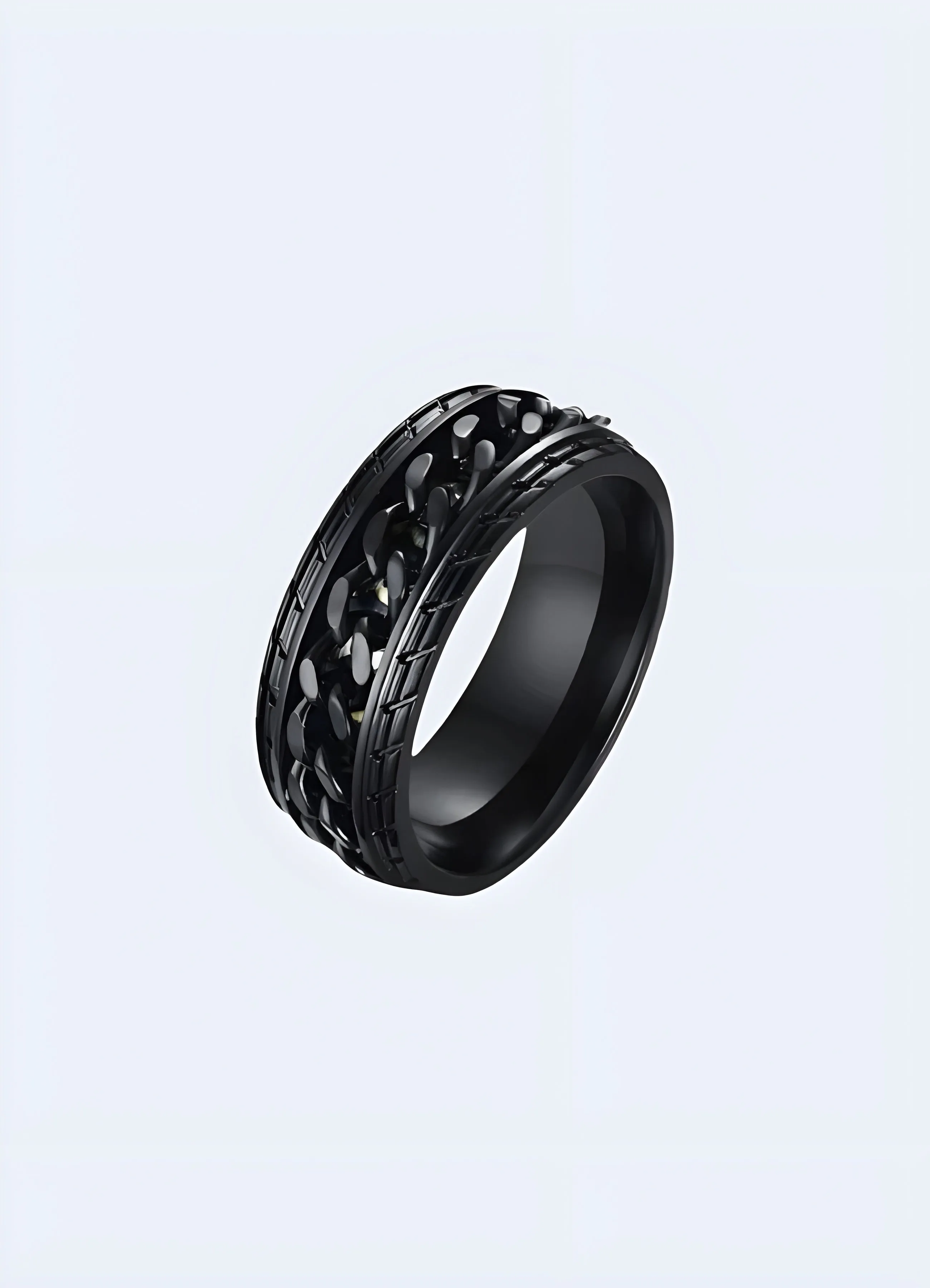 Black Chain Ring