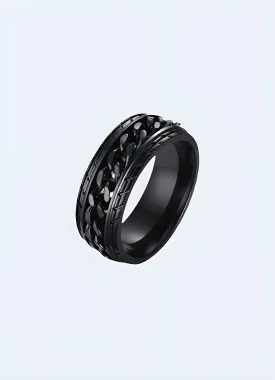 Black Chain Ring