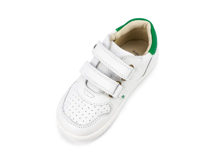 Bobux Iwalk Riley Trainer - White   Emerald