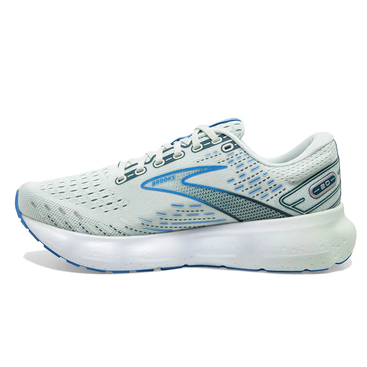 Brooks Glycerin 20 Womens | Blue Glass/marina/legion Blue