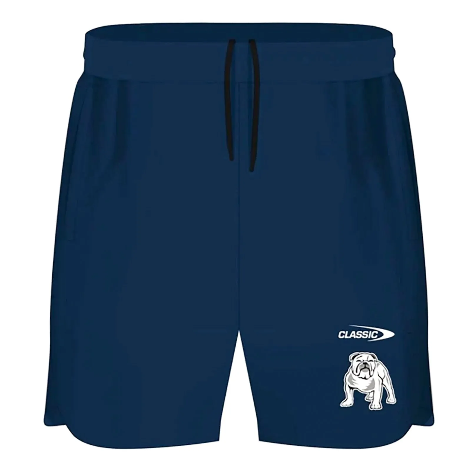 Bulldogs 2024 Men's Training Shorts NRL Rugby League by Classic Sportswear