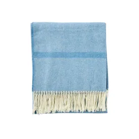 Chambray Stripe Herringbone Throw