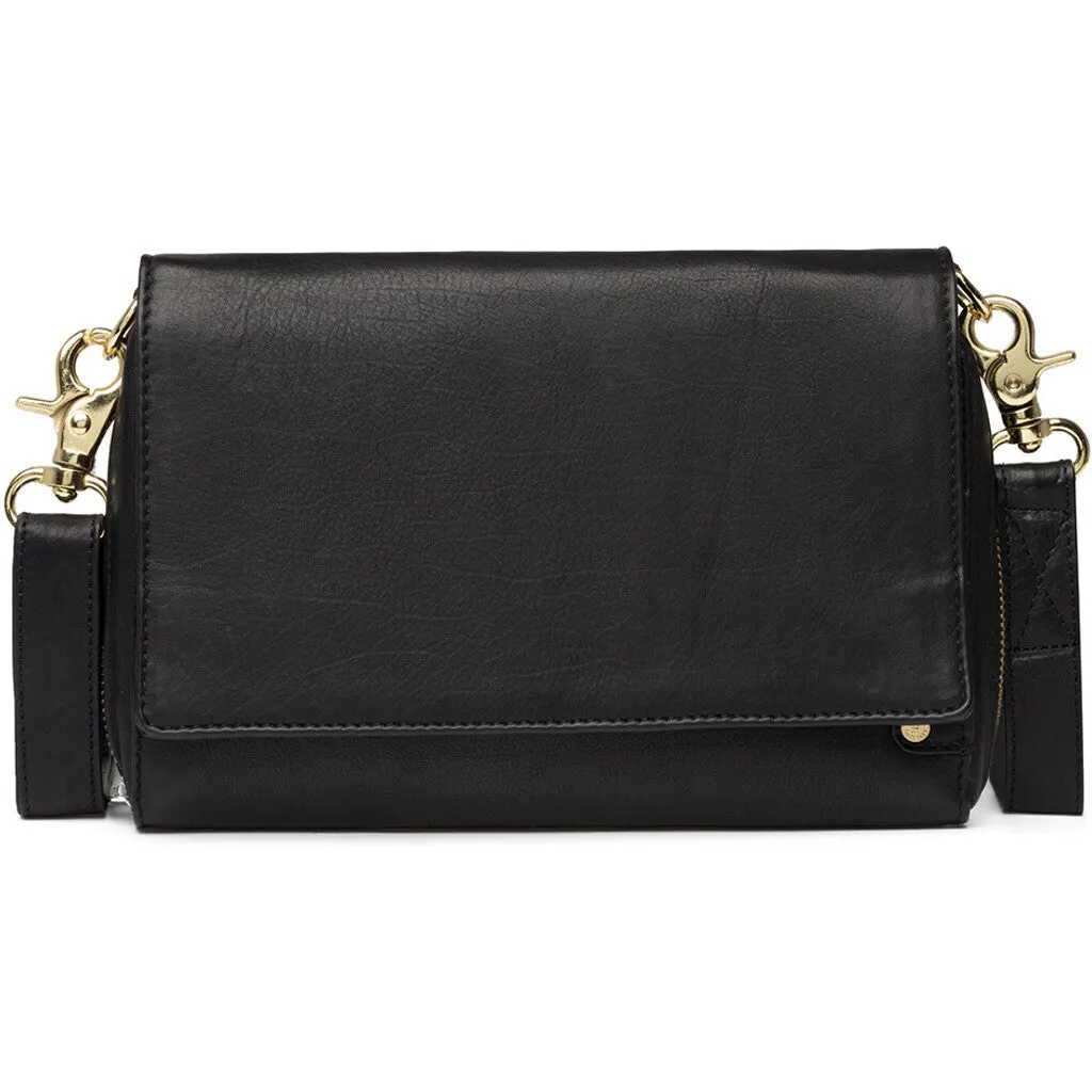 Classic crossover bag with zipper detail / 16016 - Black (Nero)