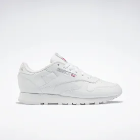 Classic Leather Shoes White/White/Pure Grey 3