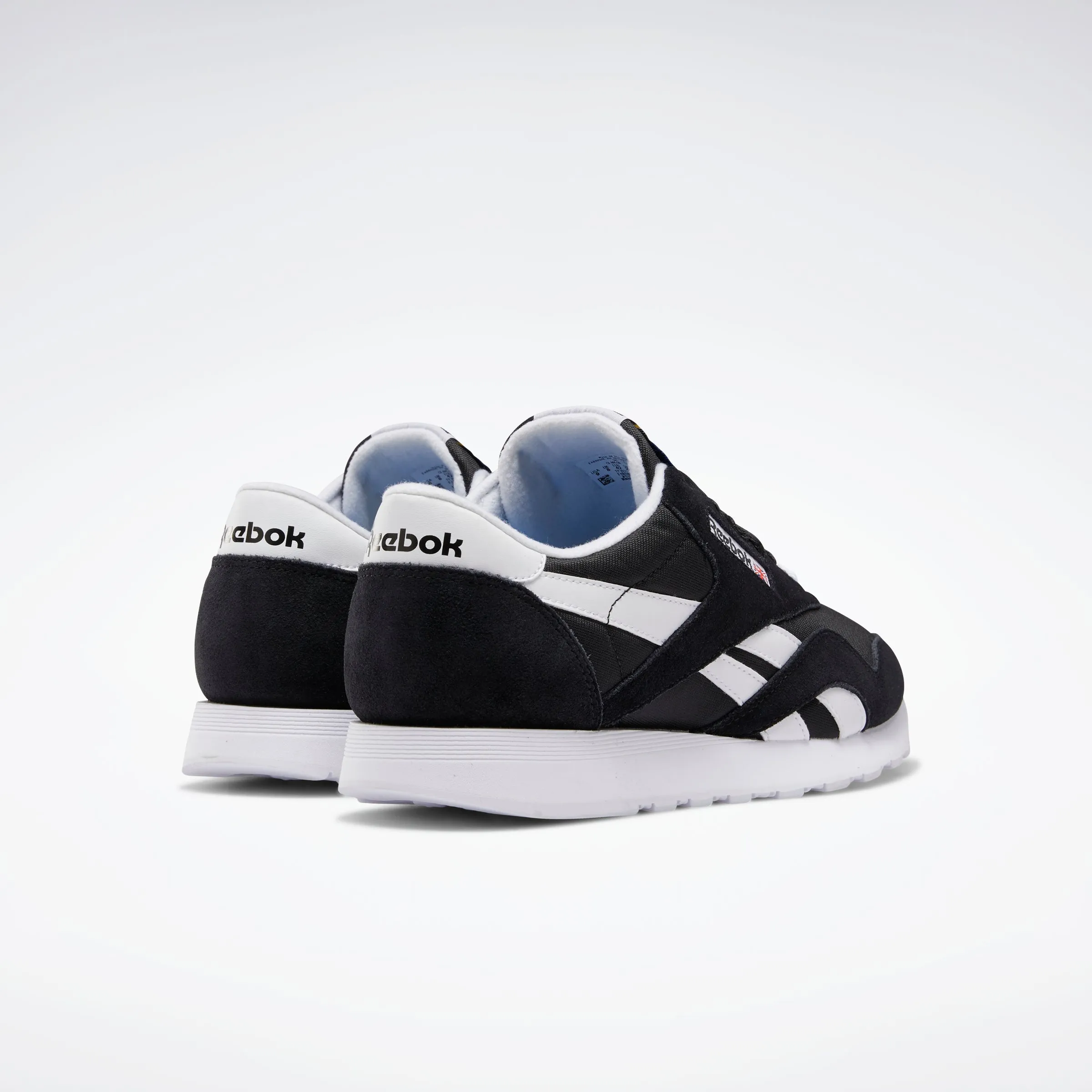 Classic Nylon Shoes Black/Black/White