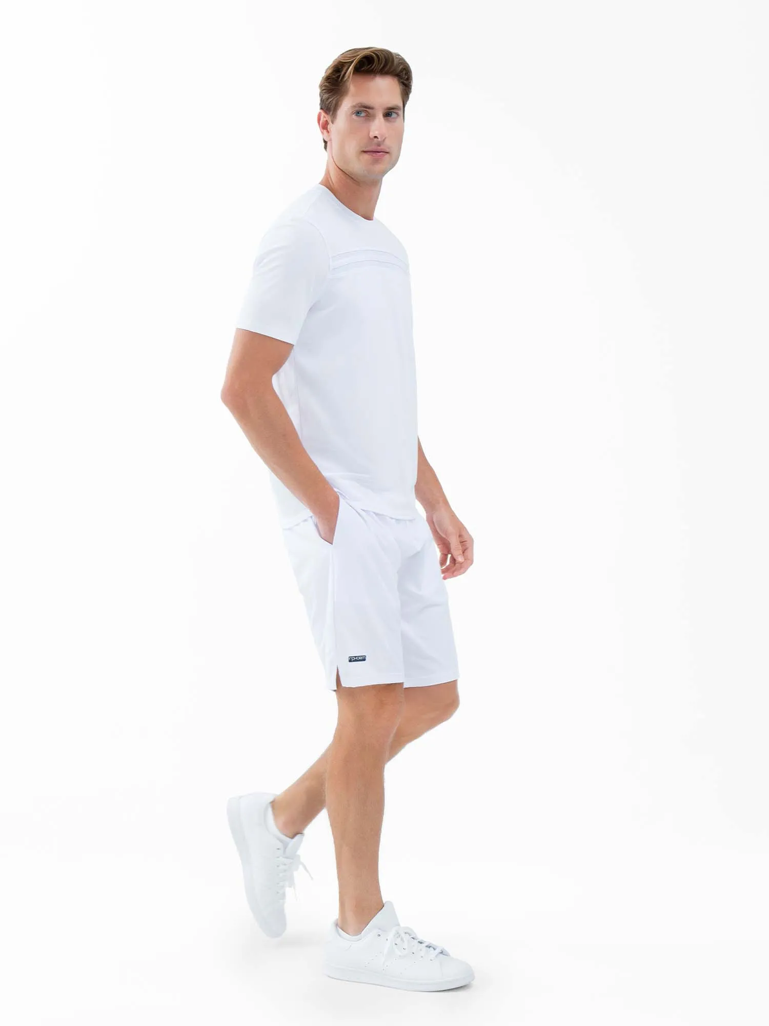 Classic Performance Men's Tennis Short - White