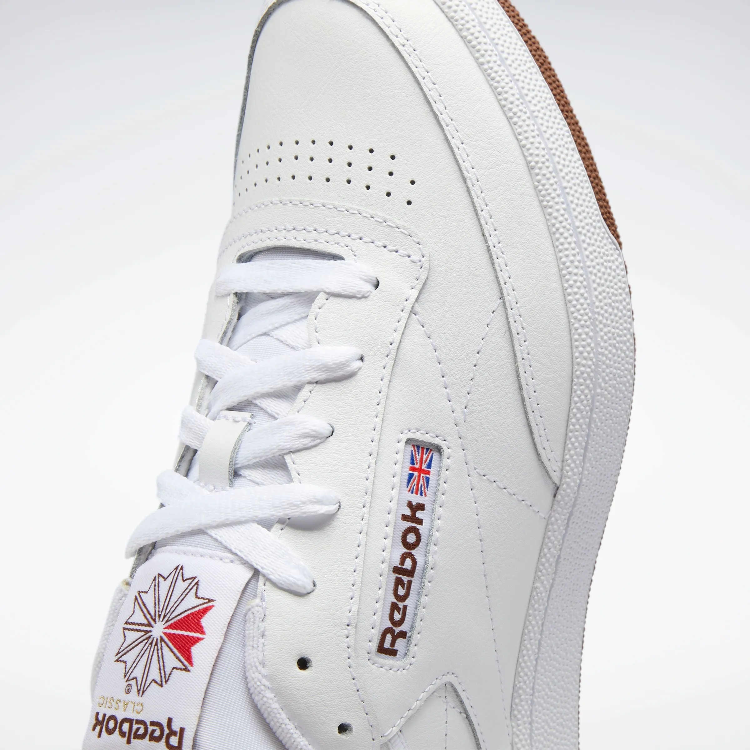 Club C 85 Shoes White/White/Trail Brown