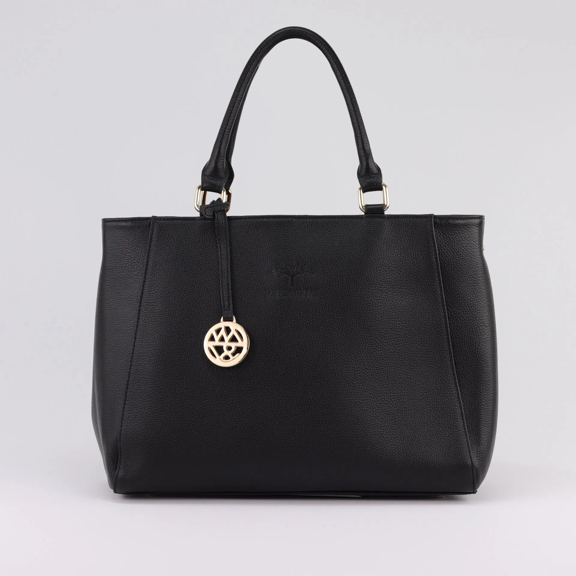 Corinne pebbled leather tote