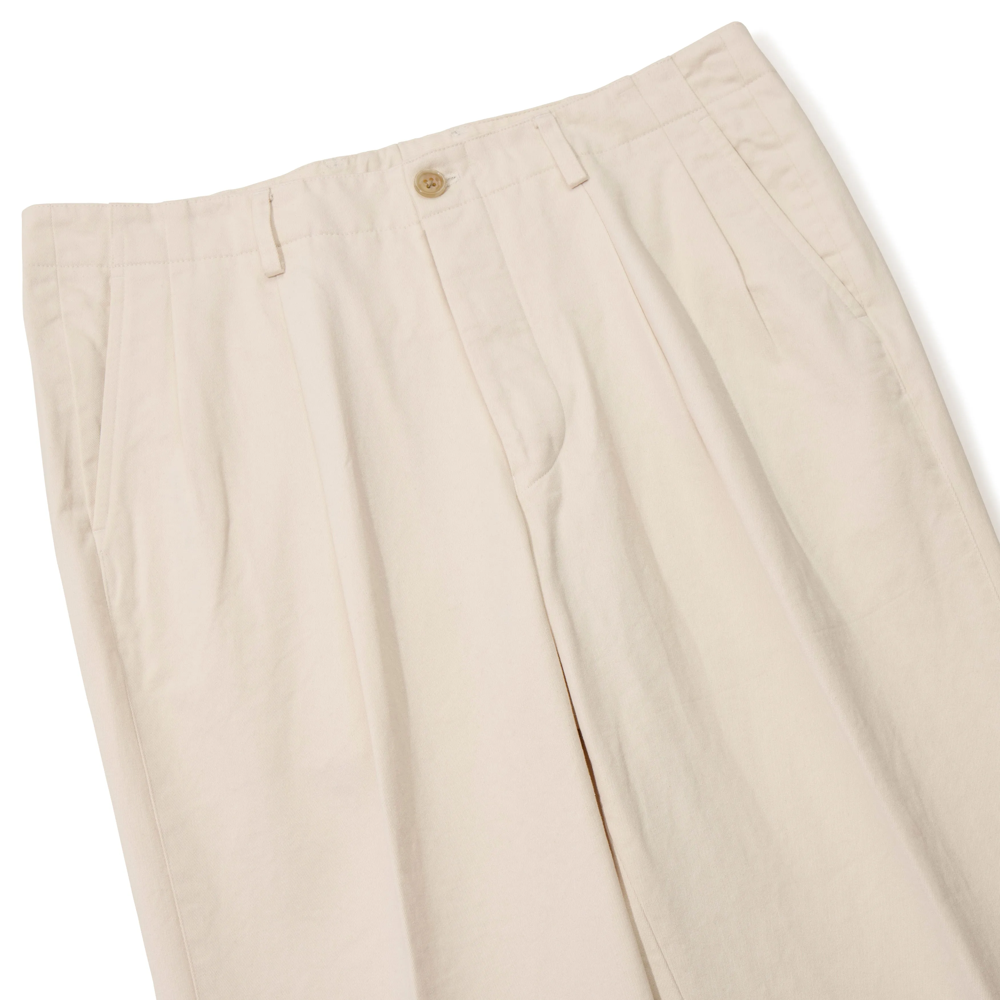 Cotton Pleated Sport Chinos