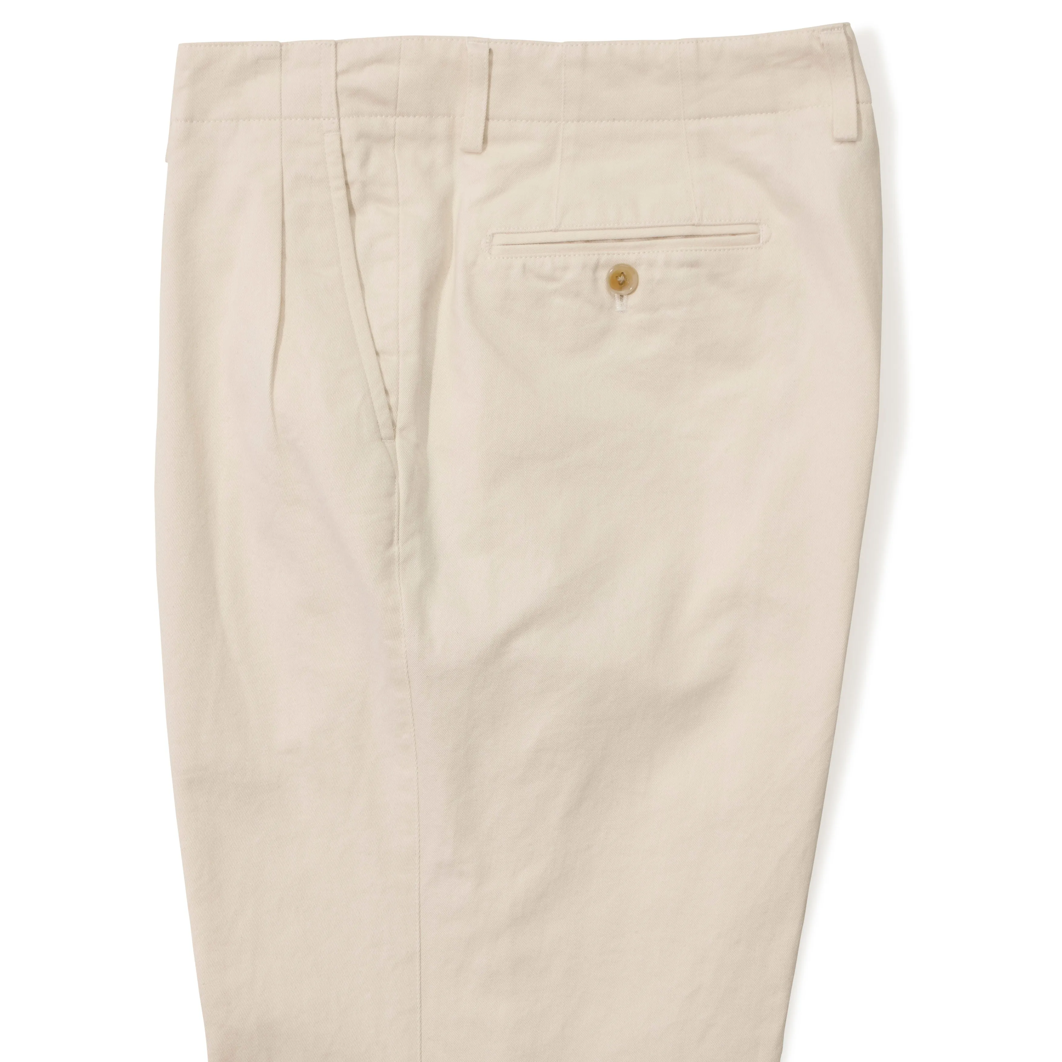 Cotton Pleated Sport Chinos