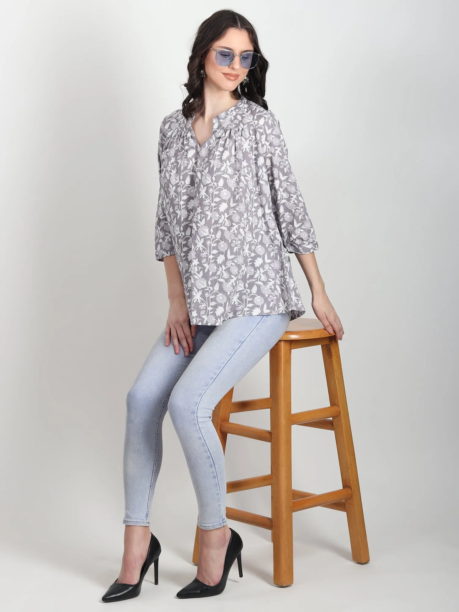 Daina floral printed Top