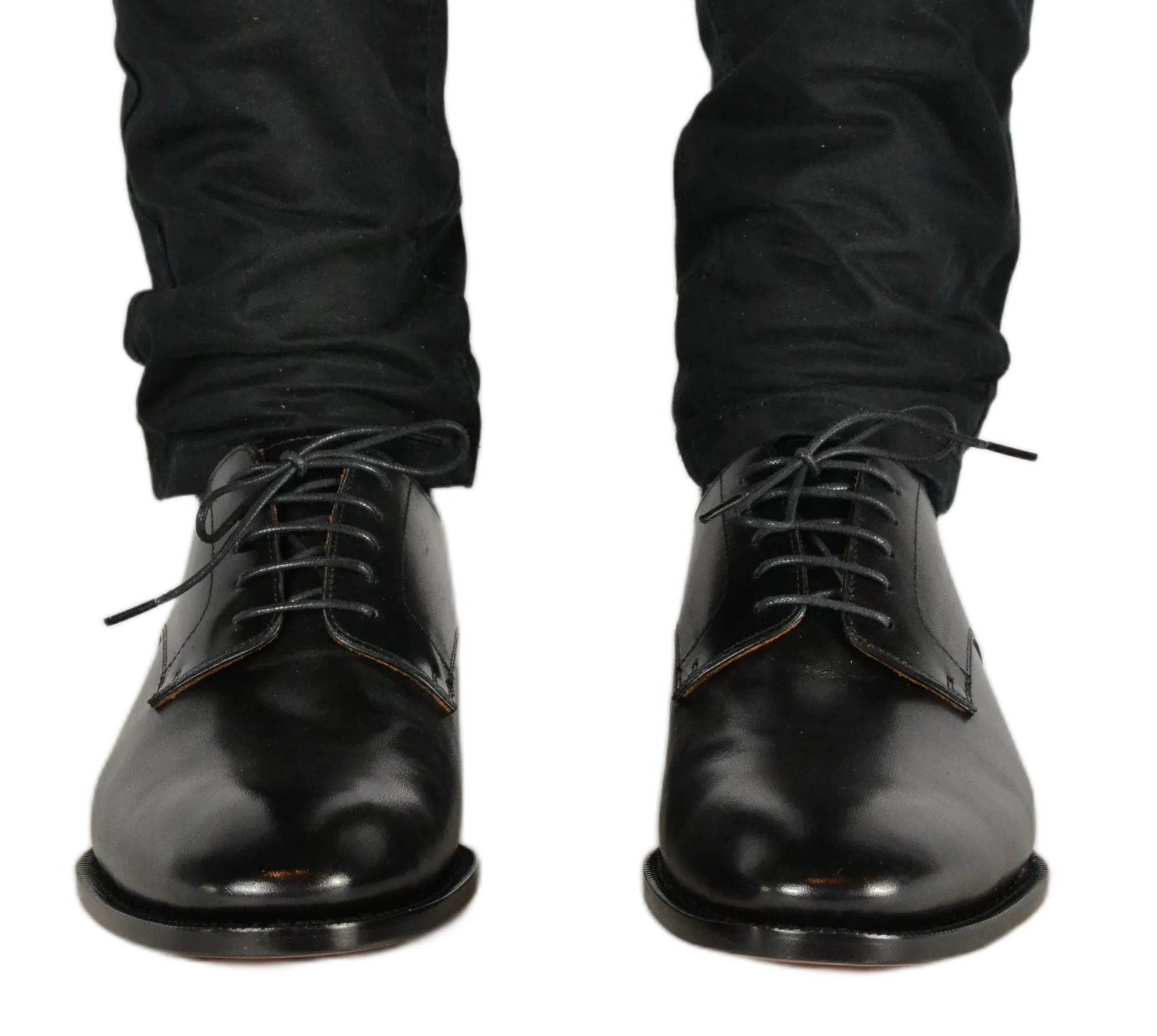 Derby shoe | Black | box calf