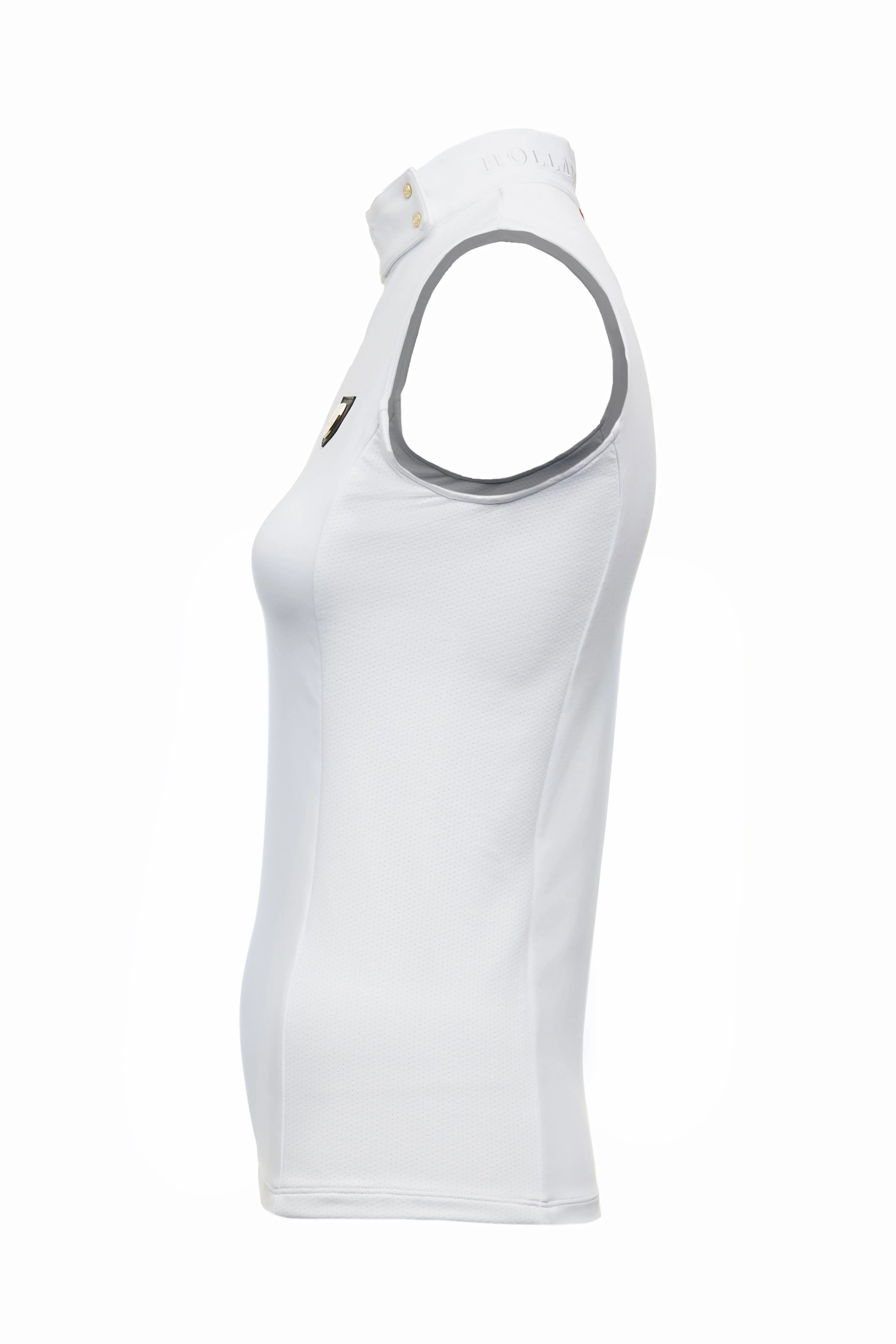 Elite Sleeveless Base Layer (White)