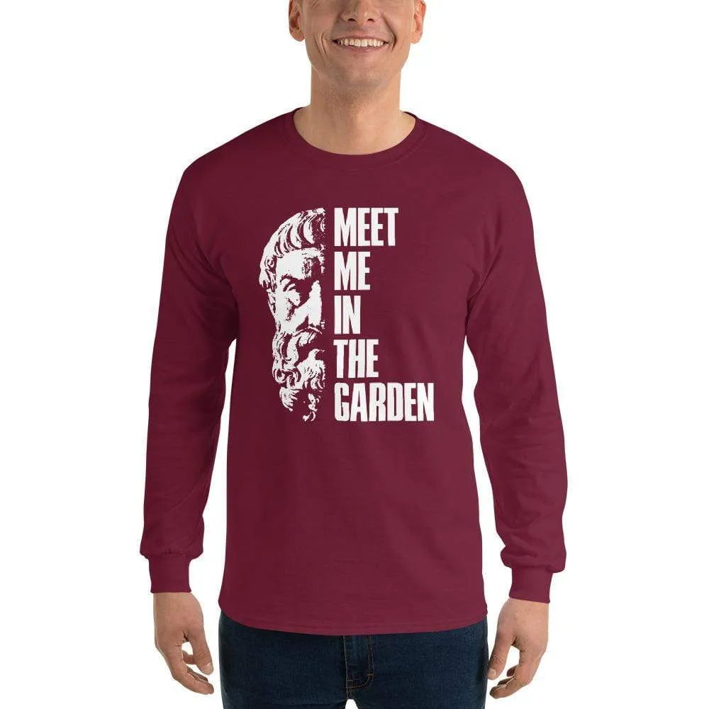 Epicurus Portrait - Meet Me In The Garden - Long-Sleeved Shirt