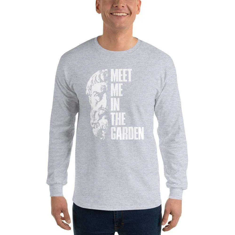 Epicurus Portrait - Meet Me In The Garden - Long-Sleeved Shirt