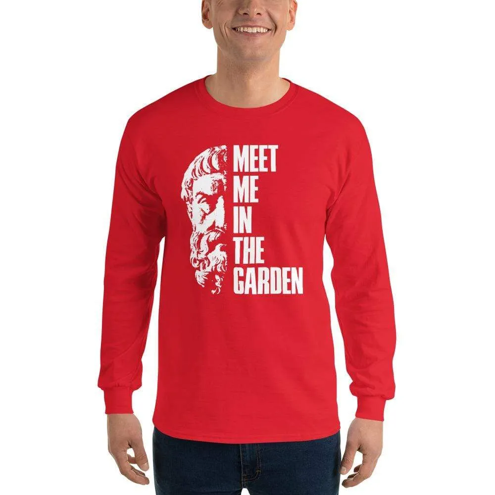 Epicurus Portrait - Meet Me In The Garden - Long-Sleeved Shirt