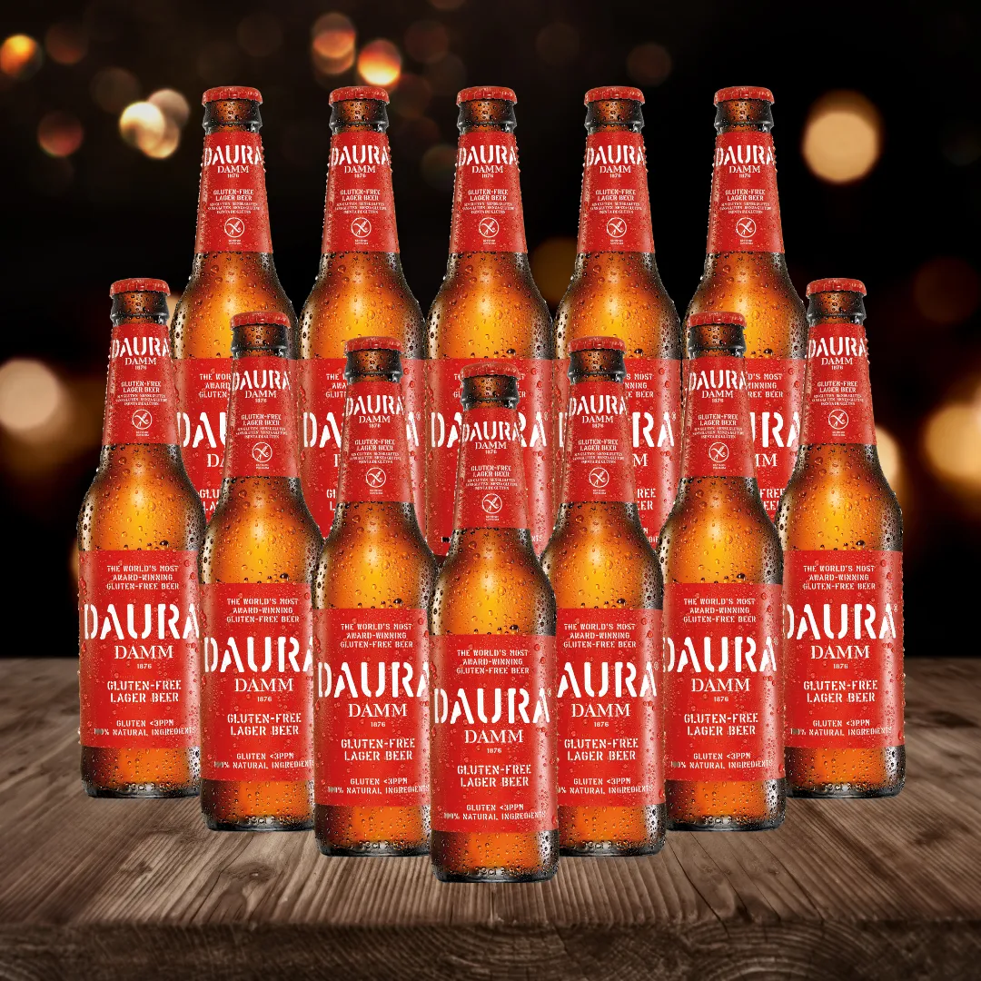 Estrella Daura Gluten Free Lager 330ml Bottles 5.4% ABV (12 Pack)