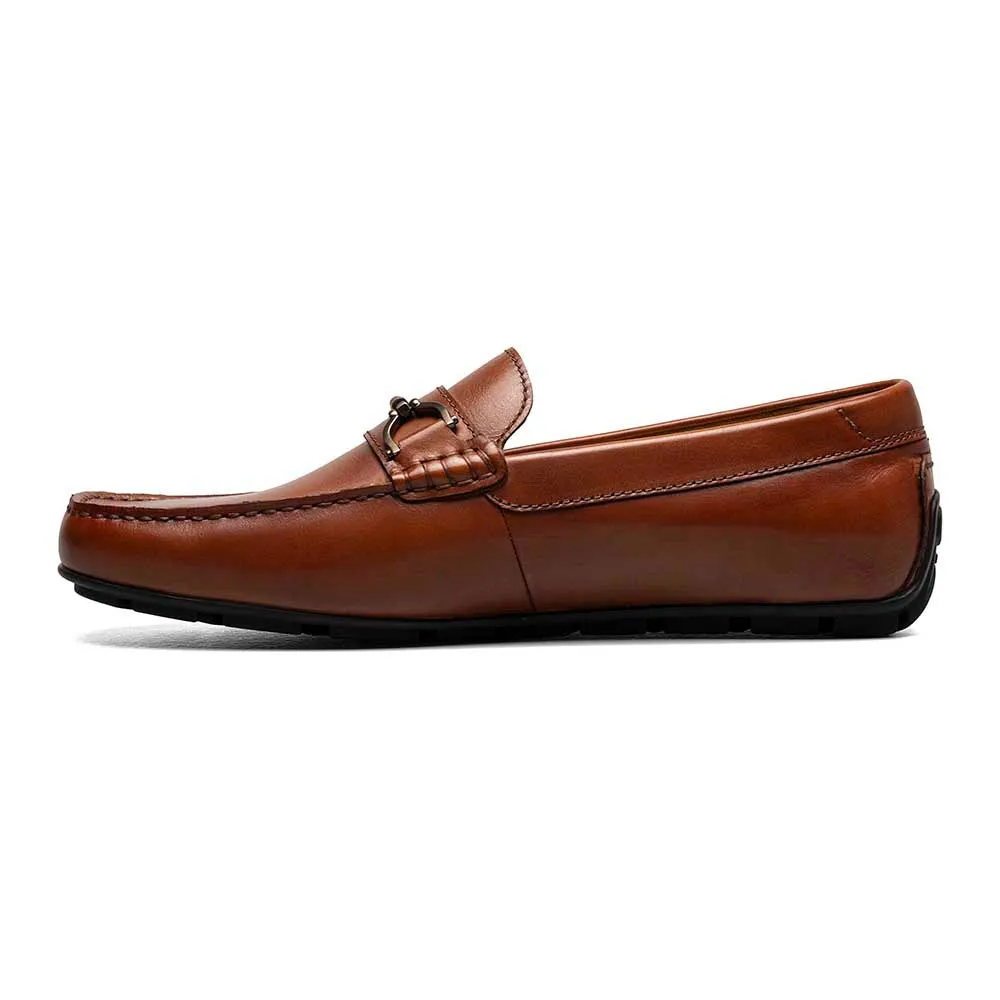 Florsheim Cognac Driver Suede and Leather Moc Toe Bit Shoes