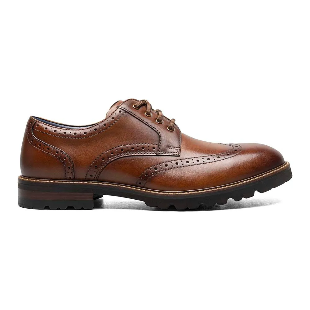 Florsheim Cognac Renegade Wingtip Oxford Shoes