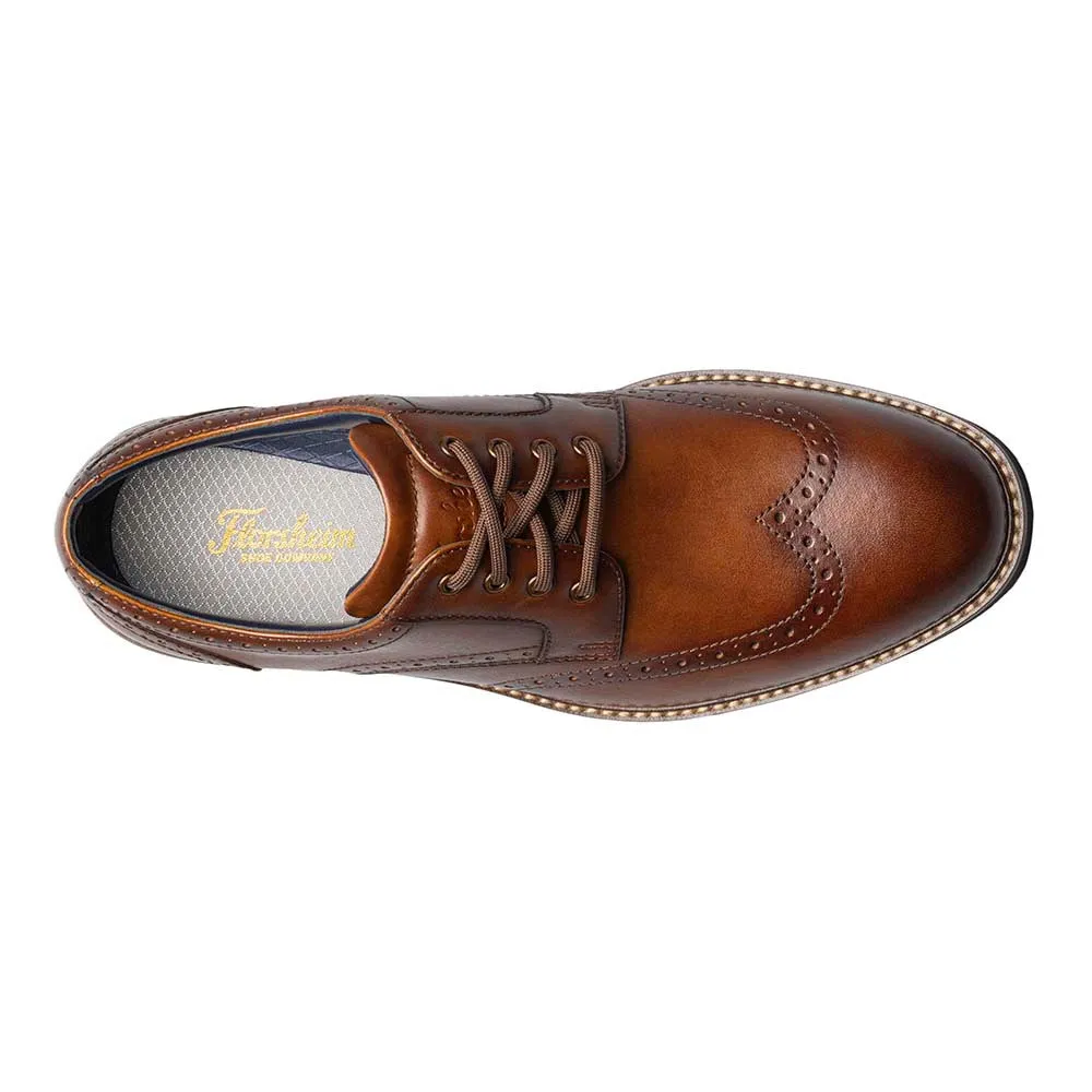 Florsheim Cognac Renegade Wingtip Oxford Shoes