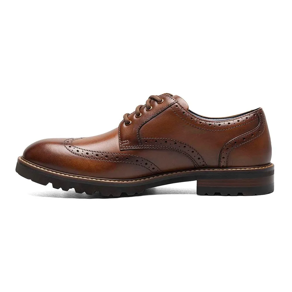 Florsheim Cognac Renegade Wingtip Oxford Shoes