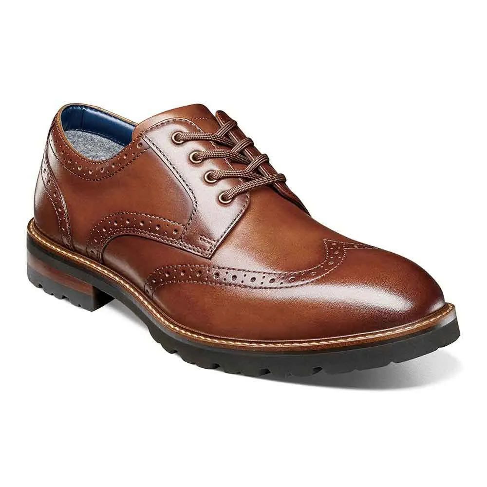 Florsheim Cognac Renegade Wingtip Oxford Shoes